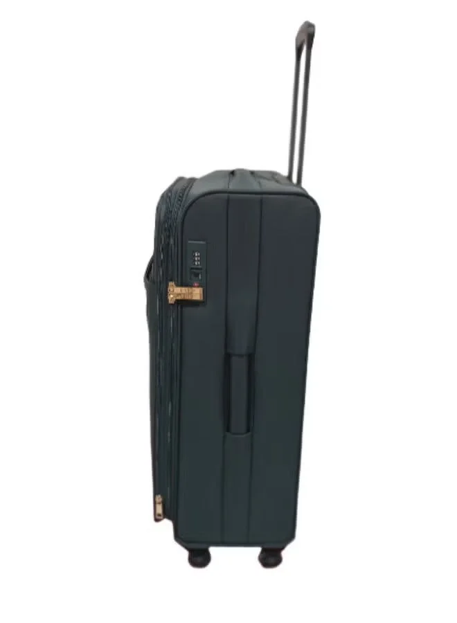 DKNY  DKNY IMPRESSIONIST SS  3-Piece Softsided Luggage Set on Wheels for Unisex | Ultra Lightweight ABS with Spinner Wheels 4 Color Pine  | Best Price UAE